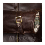 Brown Classic Steerhide Leather Jacket – 1930s Heritage Style