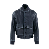 Blue jacket with button details