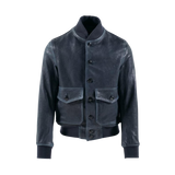 Blue jacket with button details