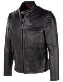 Black leather jacket