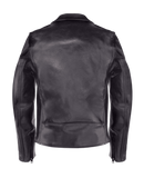 Black leather jacket