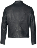 Black leather jacket