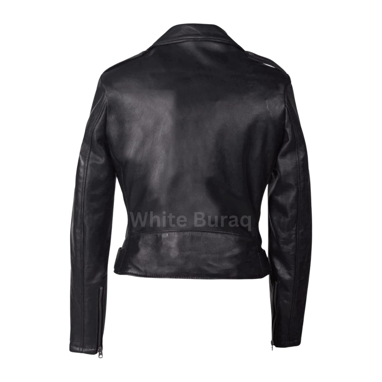 Black leather jacket