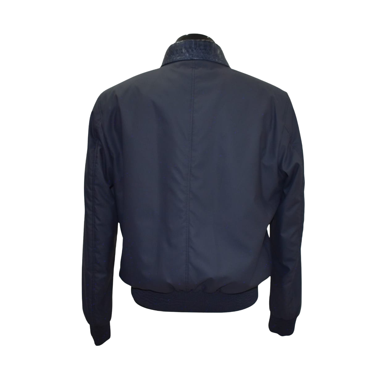 Navy blue bomber jacket