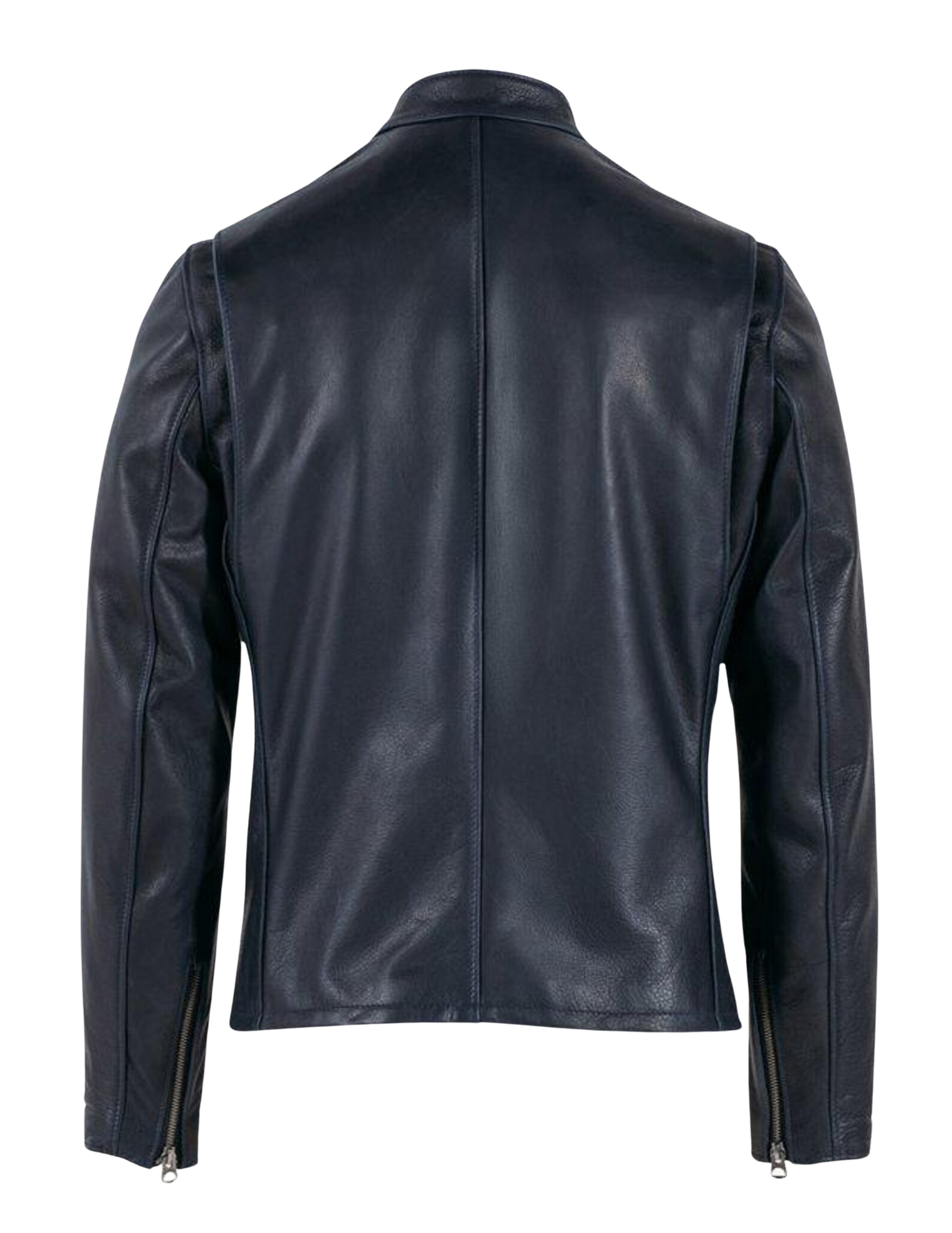 Black leather jacket