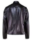 Black leather jacket