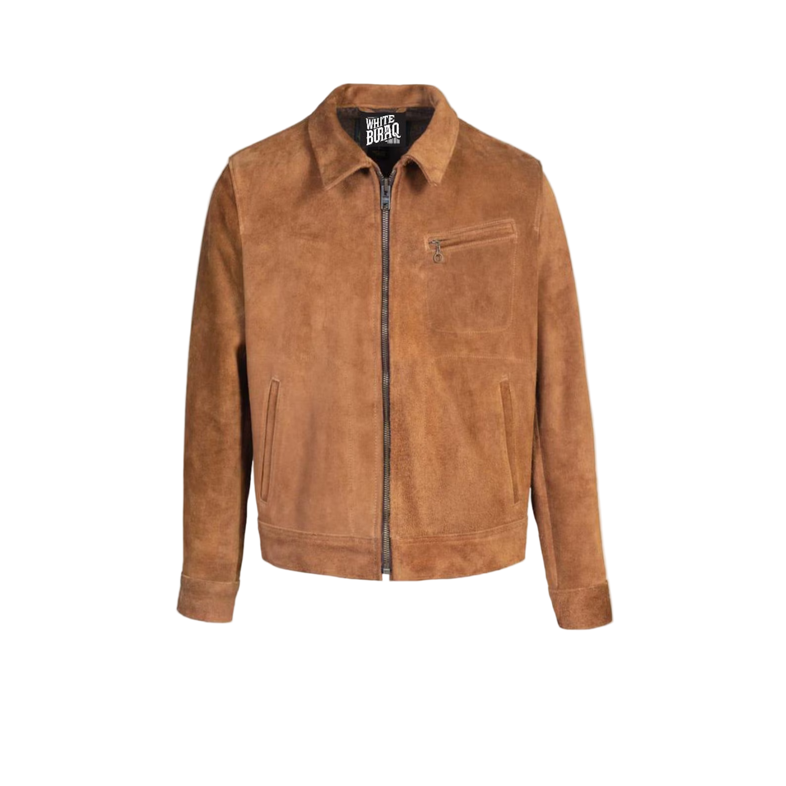 Brown suede jacket