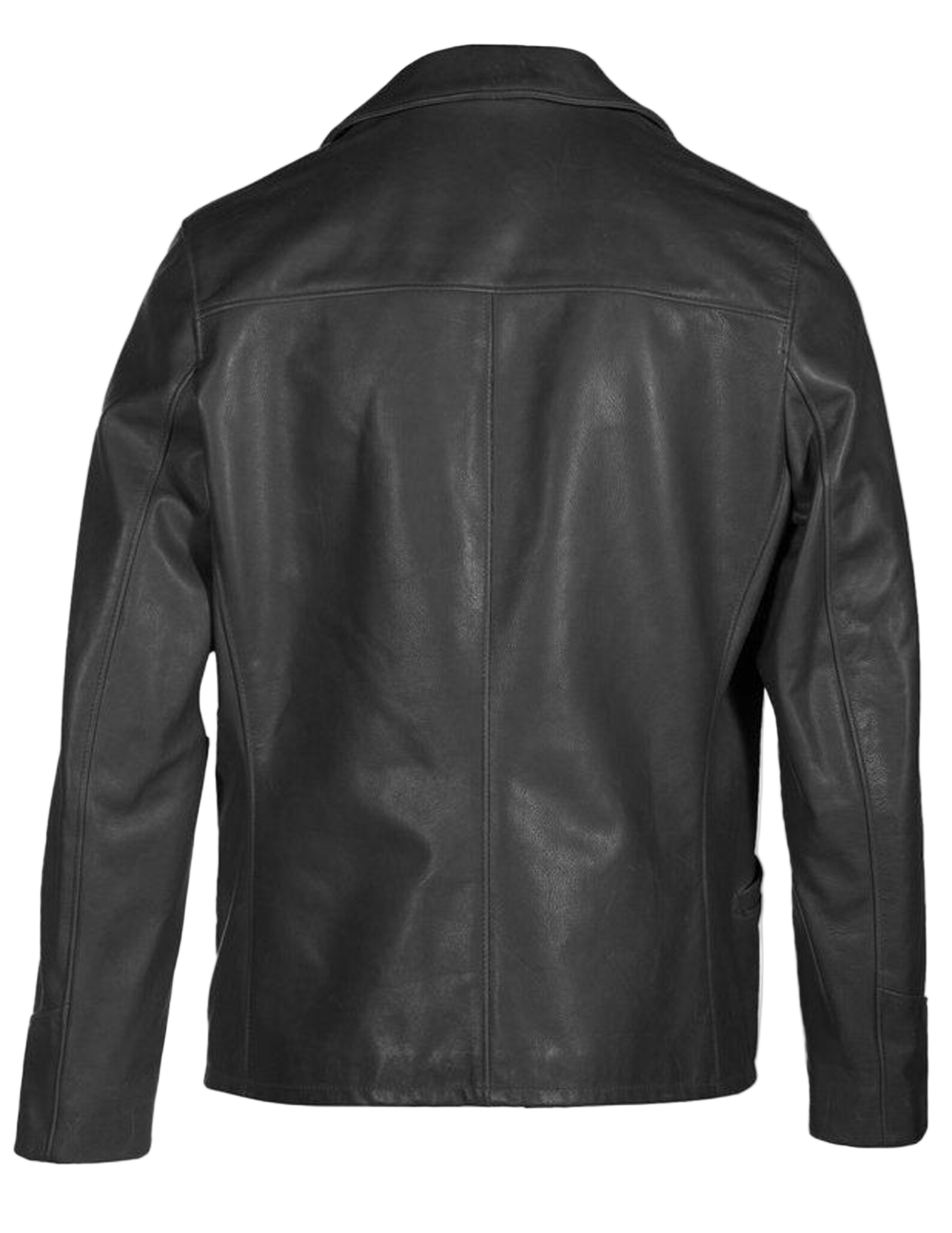 Black leather jacket