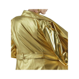 Gold metallic trench coat