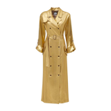 Gold trench coat