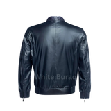 Black leather jacket