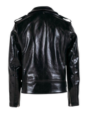 Black leather jacket