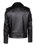 Black leather jacket