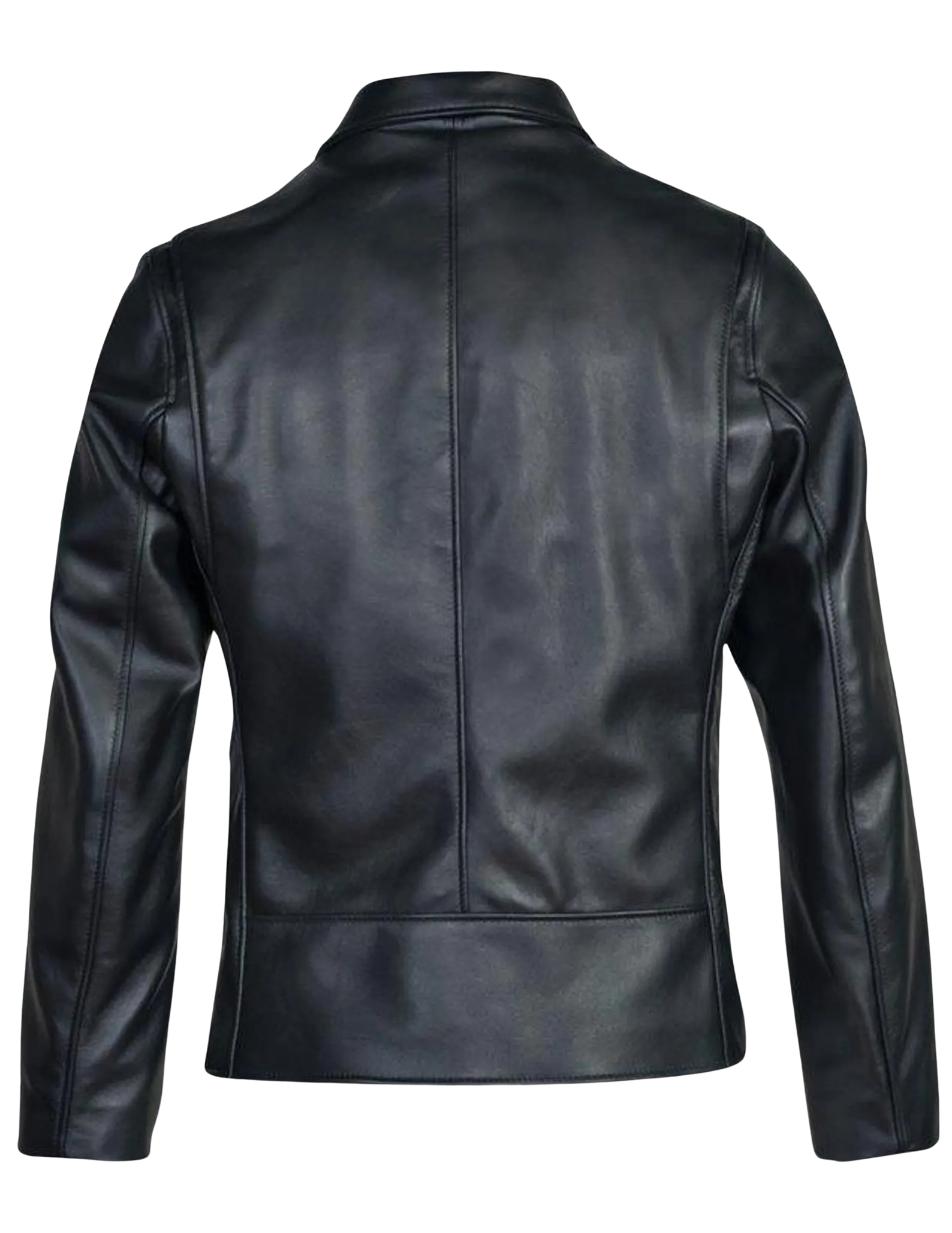 Black leather jacket