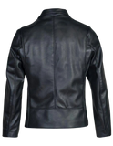 Black leather jacket