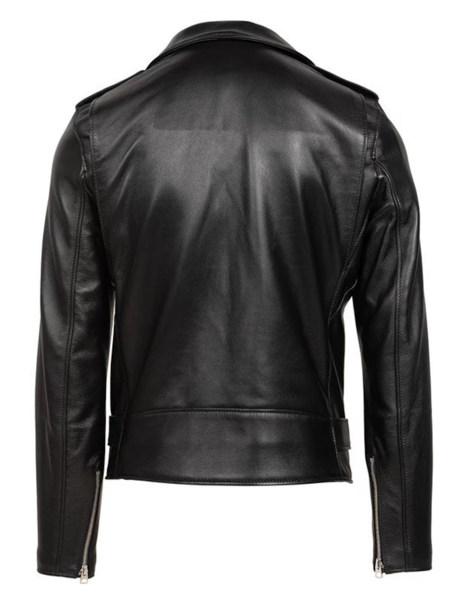 Black leather jacket