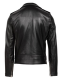 Black leather jacket