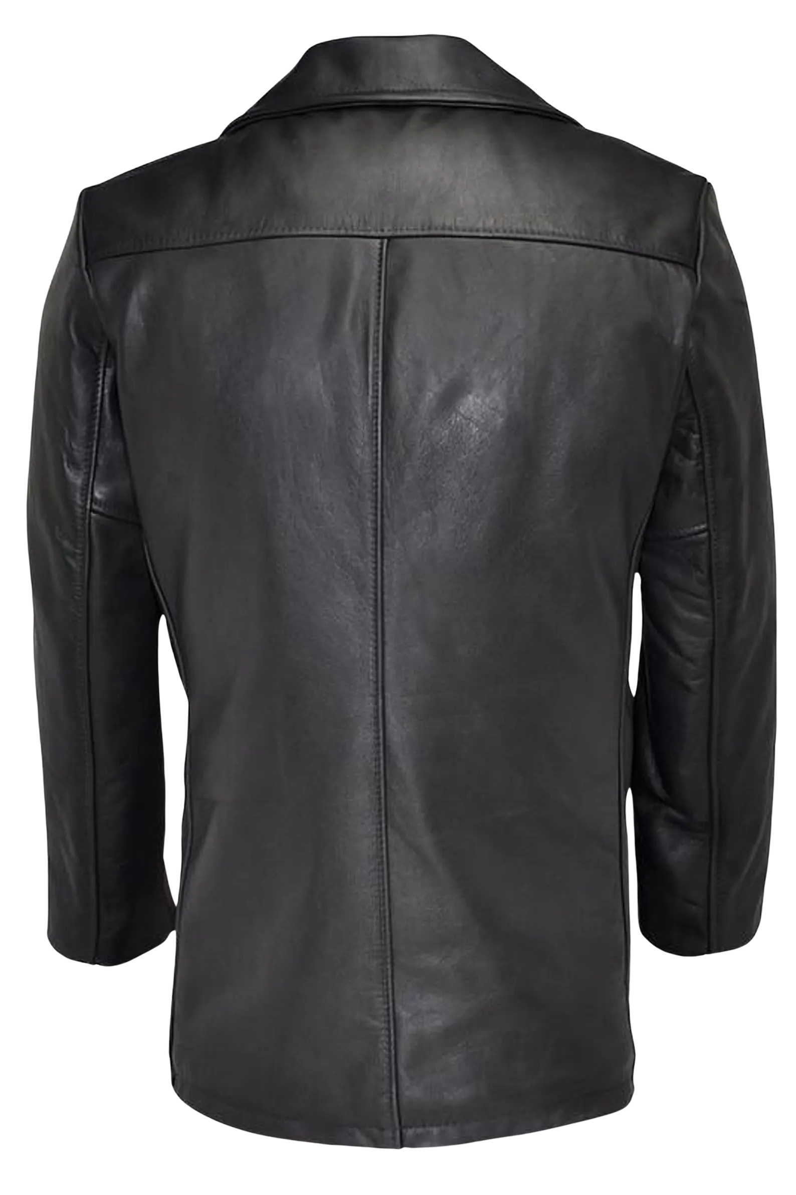 Black leather jacket