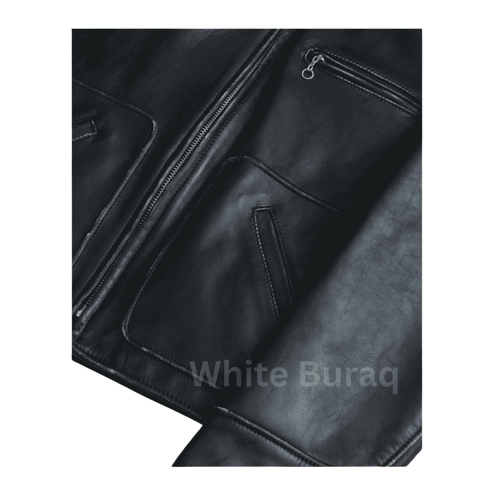 Black Leather Biker Jacket