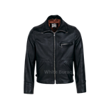 Black Leather Biker Jacket