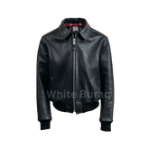 Black leather jacket