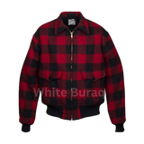 Red and black checkered jacket