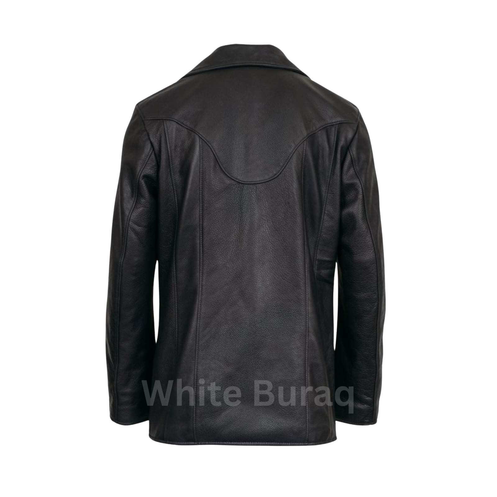 Black leather jacket