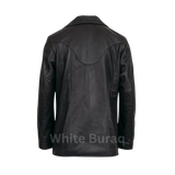 Black leather jacket