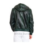 Men’s Green Python Leather