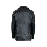 Black leather jacket