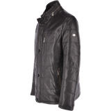 Black leather jacket