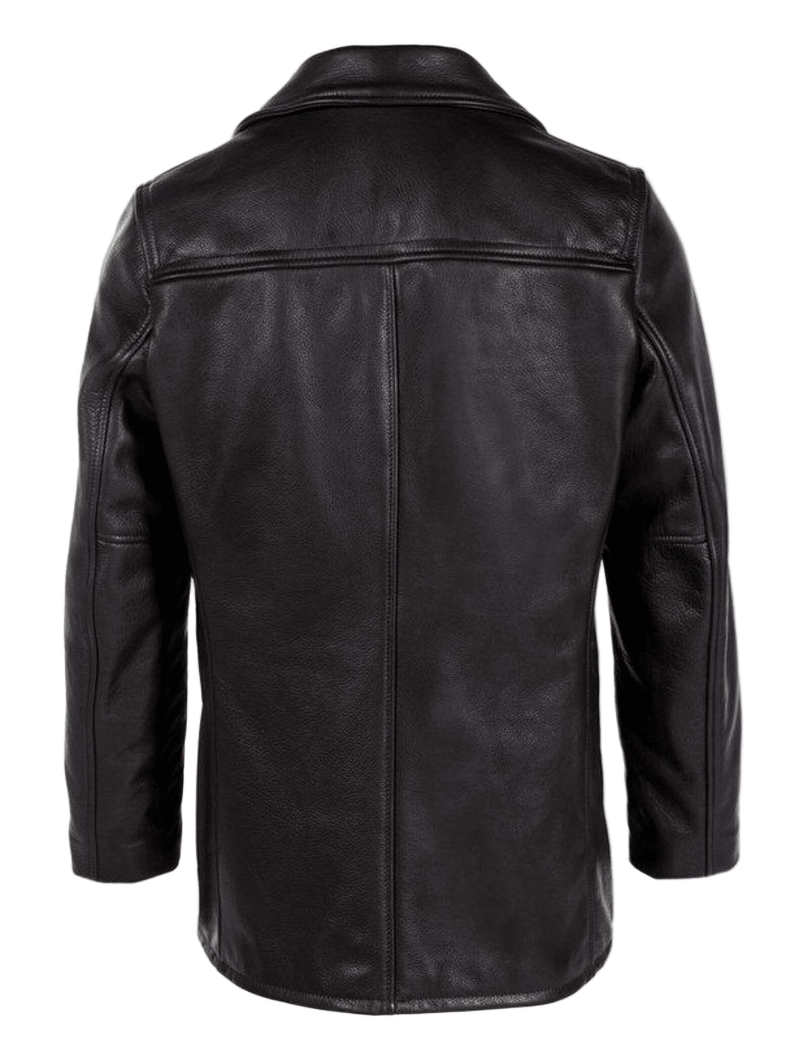 Black leather jacket