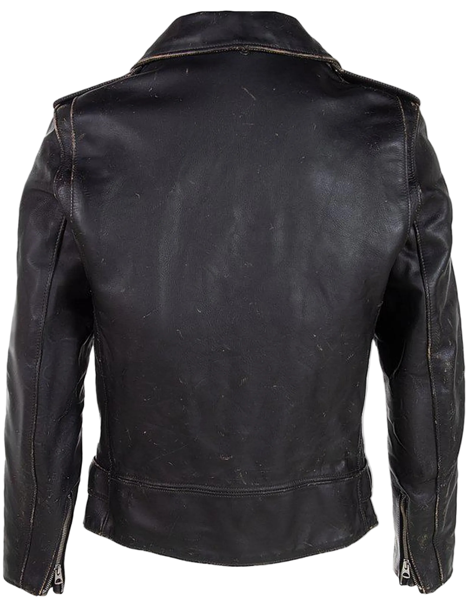 Black leather jacket