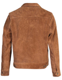 Brown suede jacket