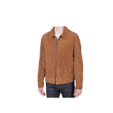 Brown suede jacket