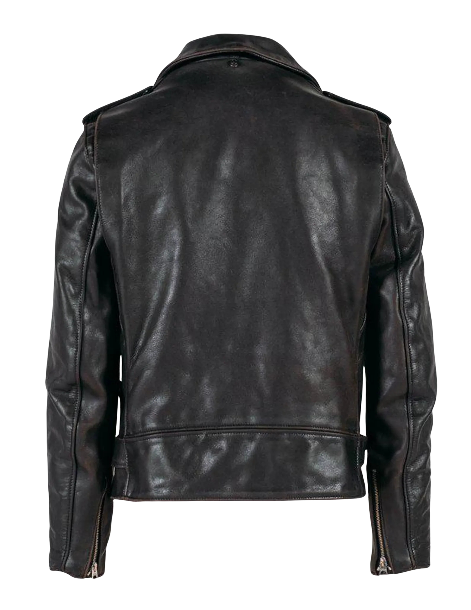 Black leather jacket