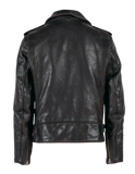 Black leather jacket