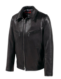 Black leather jacket