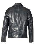 Black leather jacket