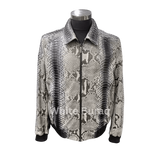 Snakeskin pattern jacket