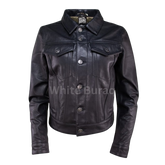 Black leather jacket