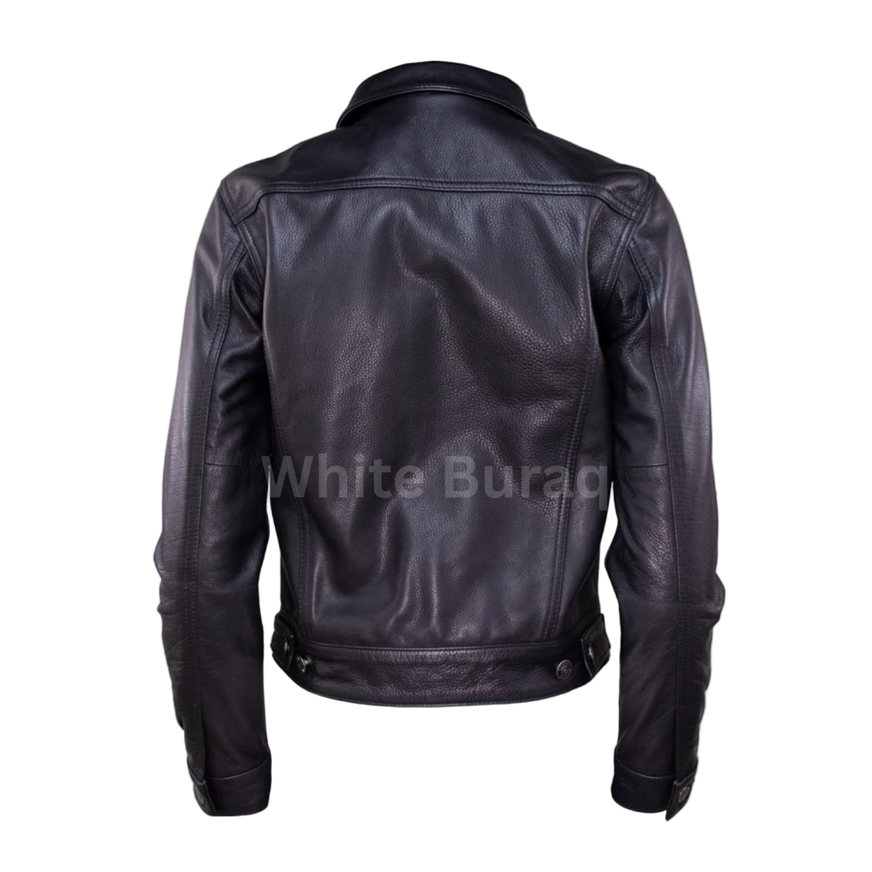 Black leather jacket