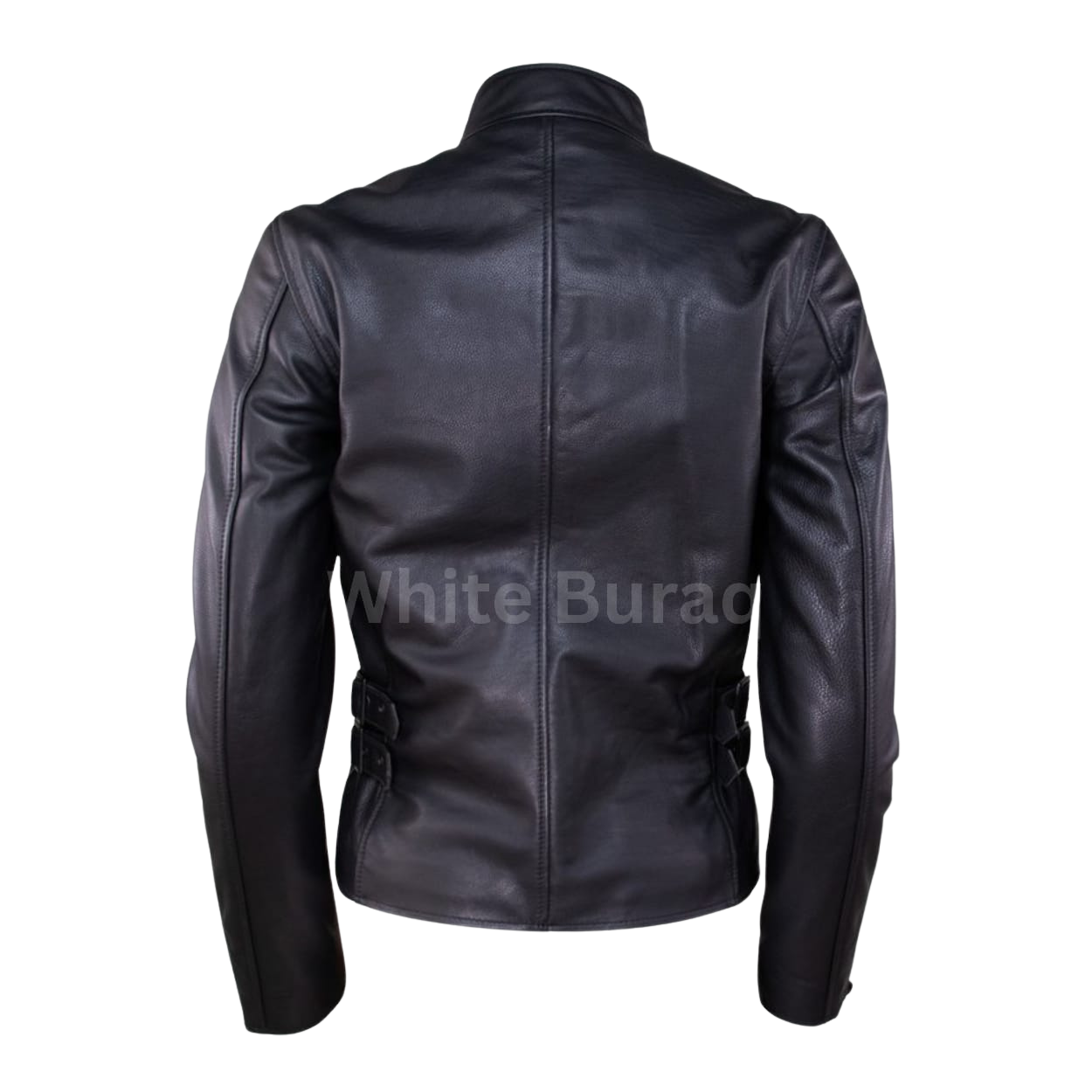 Black leather jacket