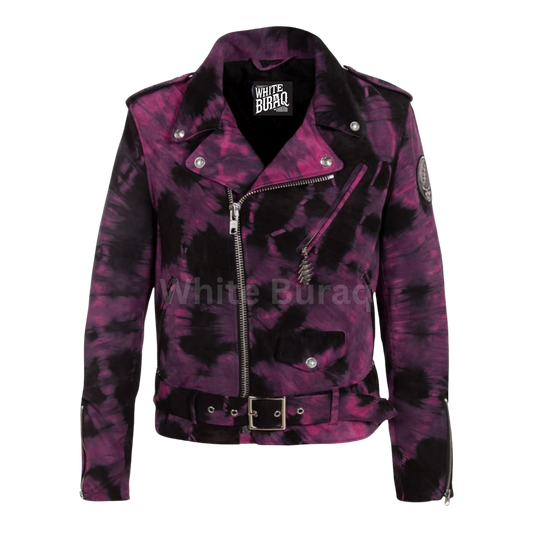 Purple camouflage jacket