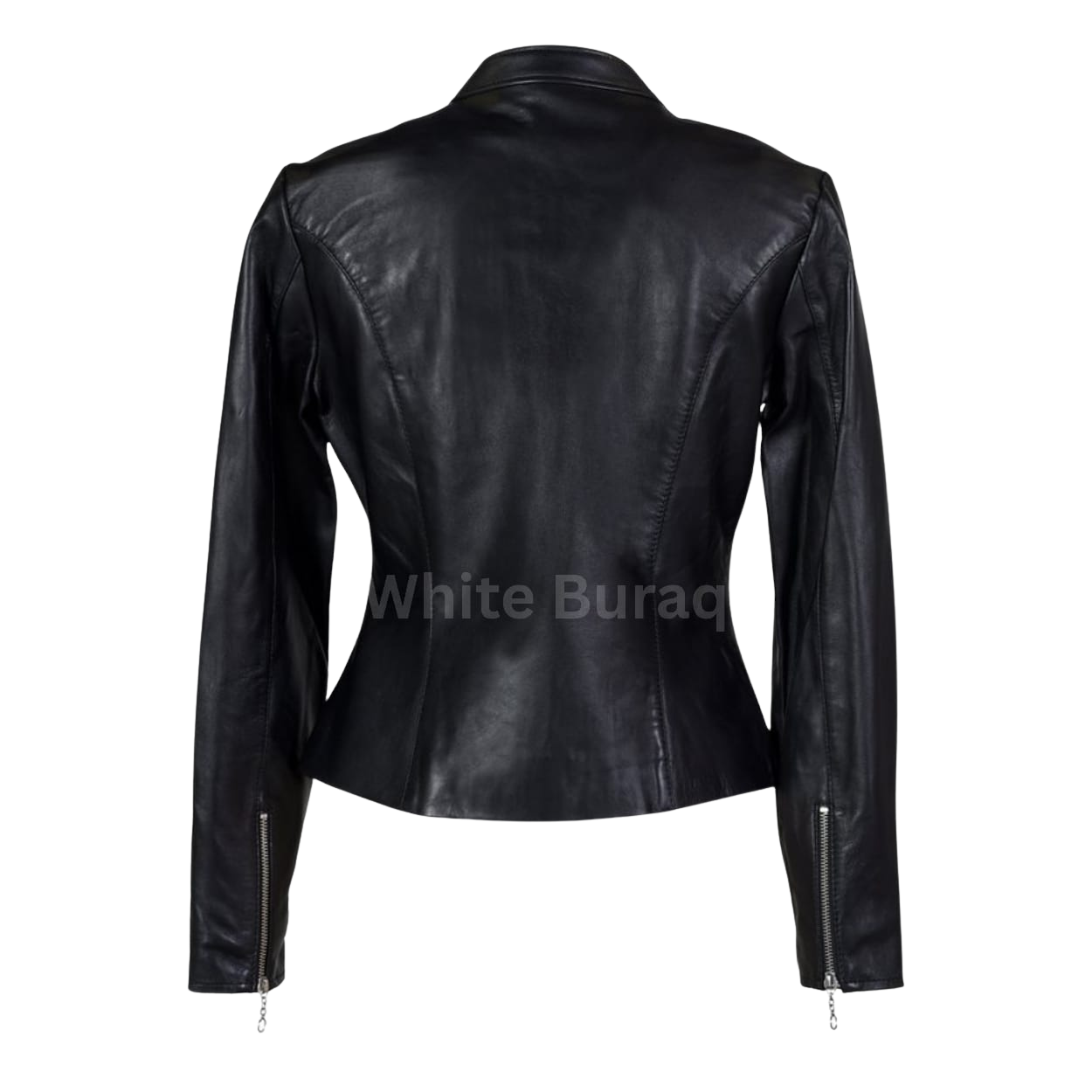 Black leather jacket