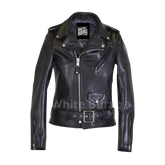 Black leather jacket