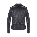 Black leather jacket