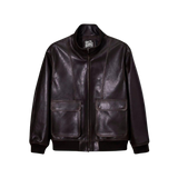 Black leather jacket