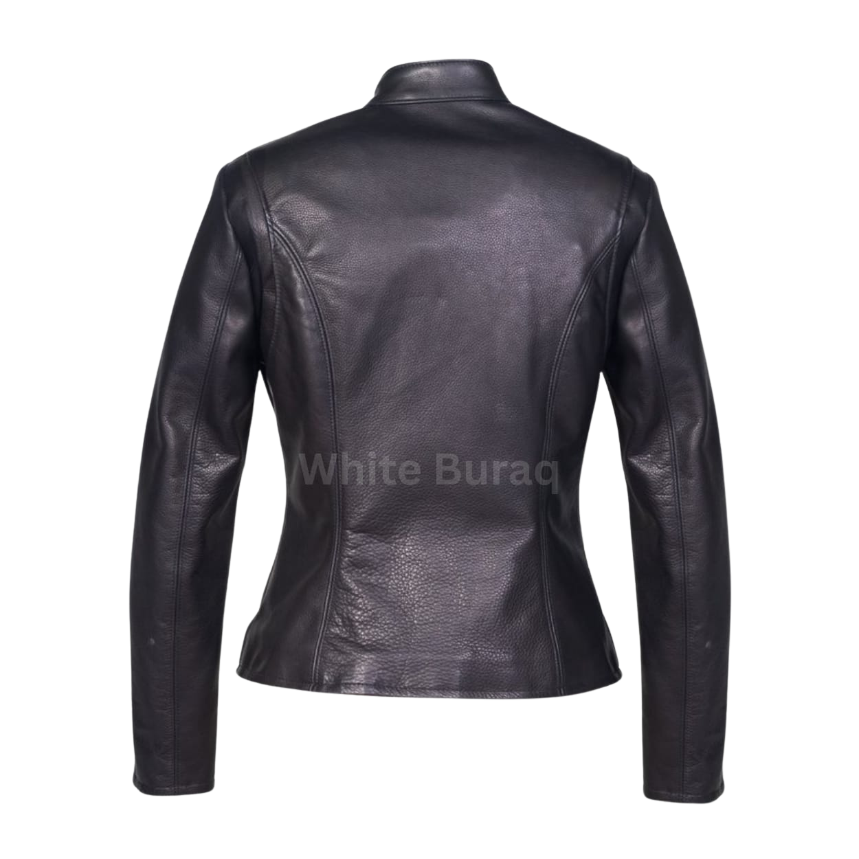Black leather jacket