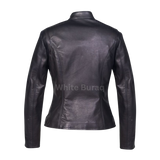 Black leather jacket